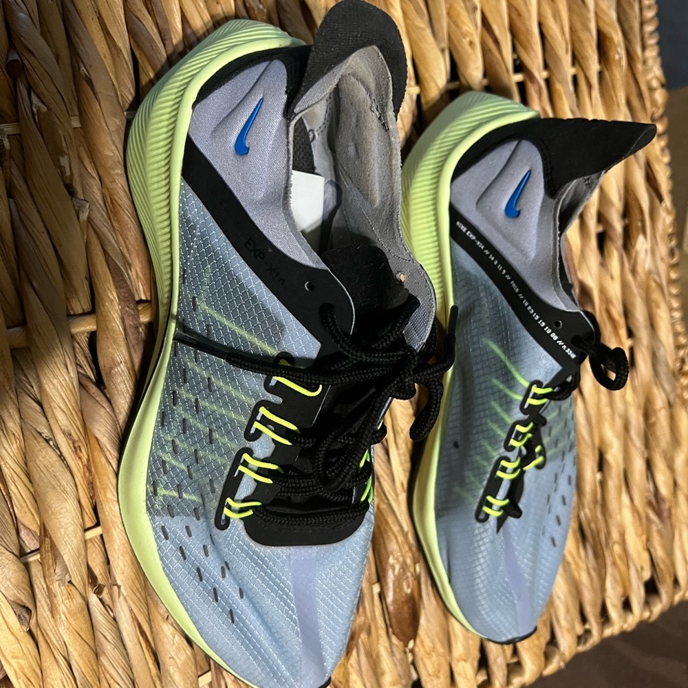 Nike Gray and Yellow Running Shoes